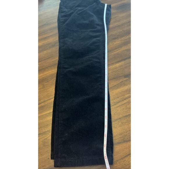 Ann Taylor Sz 12 Black Velvet Pants, Skinny Leg, 3-Button Waist, Whimsy Academia - Picture 7 of 8